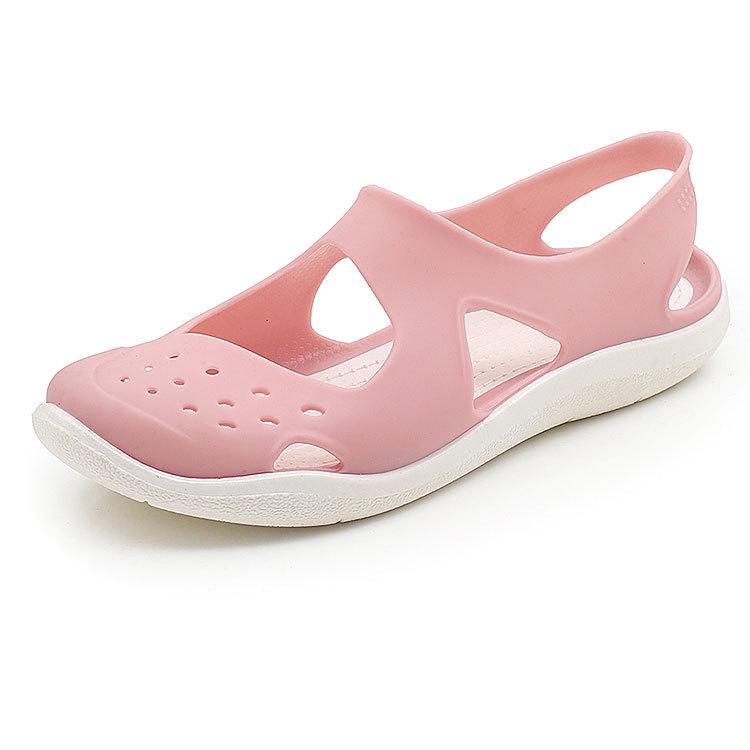 Wild Non-slip Student Soft Bottom Jelly Baotou Beach Sandals Hole Shoes Plastic Sandals