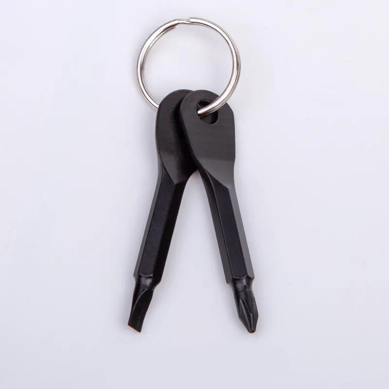 Super Mini Screwdriver Set Portable Screwdriver Outdoor Utility Keychain Small Screwdriver