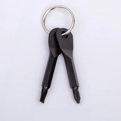 Super Mini Screwdriver Set Portable Screwdriver Outdoor Utility Keychain Small Screwdriver