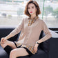 Autumn Winter Lapel Fake Two-piece Sweater Women Loose Pullover Sweater Outer Wear Plaid Stitching Knitted Sweater Top