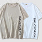 Men's Short Sleeve T-Shirt Summer Trend Loose Bottoming Shirt Clothes T-Shirt Large Size Teen Men's Shirt