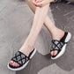 Slippers female summer wear soft bottom non-slip Korean fashion ins seaside vacation ladies sandals