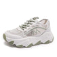 Sneaker Shoes Women Platform Shoes Summer White Wedges Sneakers Ladies Trainers Chunky Sneakers Women  Shoes