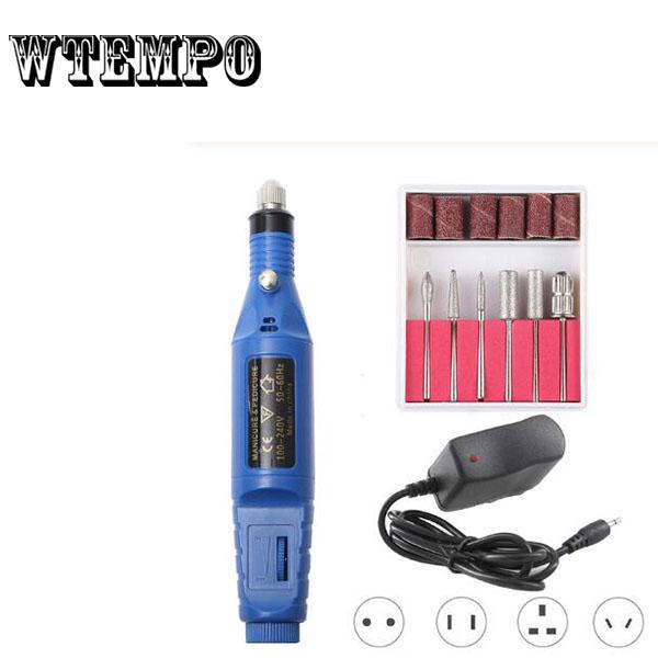Electric Nail Drill Manicure Machine SetFor Nail Art Drill Bits Files Tools for Nail