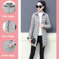 WTEMPO Cotton-padded Jacket Women's Mid-length Slim Padded Jacket Middle-aged Mother Down Padded Jacket