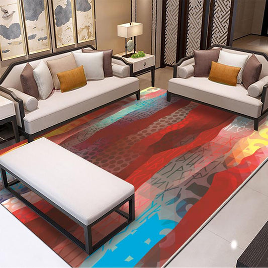 European Abstract Ink Painting Carpet Area Rug for Living Room Large Size Home Area Rugs Non-slip