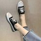 Leather Small White Shoes Female Korean Version One-step Flat-bottomed Casual Shoes Increase In Women's Shoes Xiao Zou Ju Shoes Spring