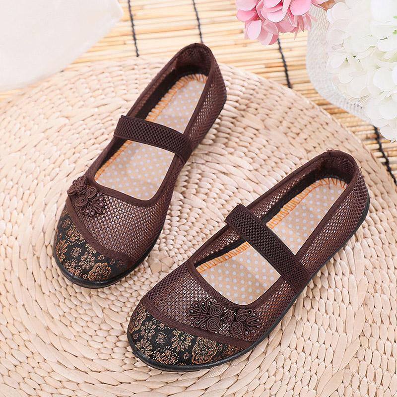 Non-slip Cloth Shoes Spring and Summer  Women's Flat Breathable Round Toe Women's Shoes