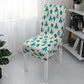Multicolor Printed Chair Cover Cover Home Stool Cover Cover Dining Table Chair Cover Four Seasons Universal Backrest Seat Cover Fabric