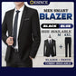 Men Blazer Set Formal Trousers Business Outerwear Pants Office Slack Pants Jacket Suit Tuxedo