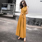 One-piece Wide-leg Pants Women's Summer Leisure V-neck Slim-fitting Jumpsuit Suit Chiffon Fabric Light and Breathable Waist Slimming One-piece Suit