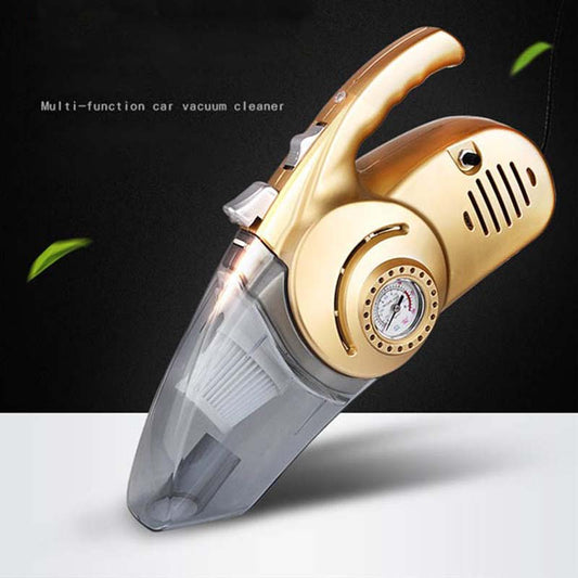 Four-in-one Car Vacuum Cleaner Multi-function Air Pump Car Inflation Tool 12V Car Wet and Dry Lighting High-power Universal