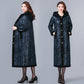 Winter Coat Mid-length Loose Fashion Ladies Plus Velvet Western Style V-neck Deerskin Velvet Coat Women