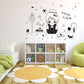 [Wall sticker ]Diy Home Decor Cute Mymoe Girls Wall Stickers For Children 'S Rooms Vinilos Kids Deca