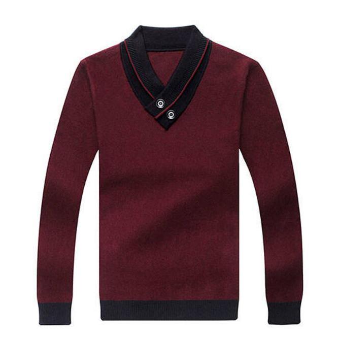 Casual Pull Homme Mens Sweater Men Clothes 2019 Autumn Winter Wool Pullover Men Long Sleeve Knitwear