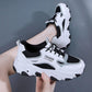 Sports Shoes Women Spring Summer Thick-soled High-rise Platform Sneakers All-match White Shoes Travel Shoes
