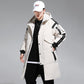 Over The Knee To Overcome The Thick Mid-length Men's Down Jacket Winter White Duck Down Jacket