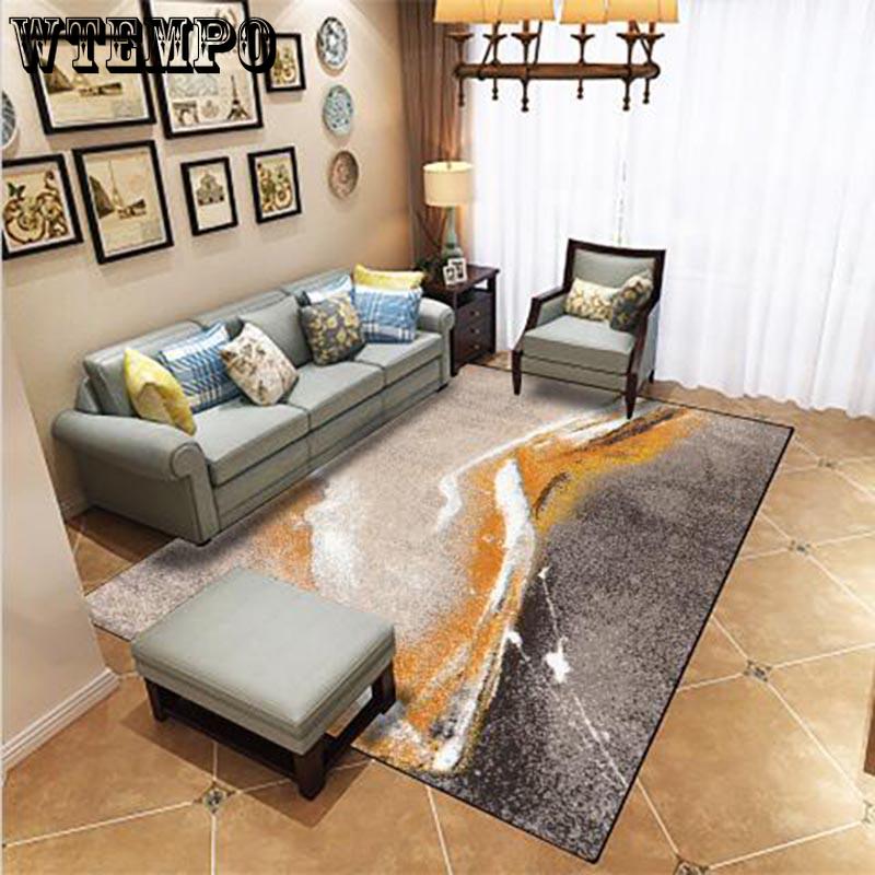 Rustic Style Bedroom Study Rectangular Big Size Carpet Large Area Carpets for Living Room Soft Rugs