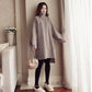 Maternity Base Skirt Winter Imitation Lamb Wool Thick Sweater Plus Size Mid-length Dress
