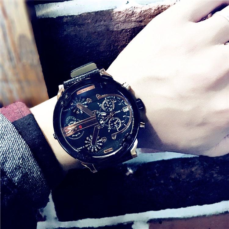 Retro Luminous Hands Fashion Display Mens Mechanical Skeleton Wrist Watches Top Brand Luxur