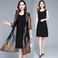 Chiffon Cardigan Mid-length Sun Protection Clothing Women's Loose Thin Large Size Shawl Jacket Air Conditioning Beach