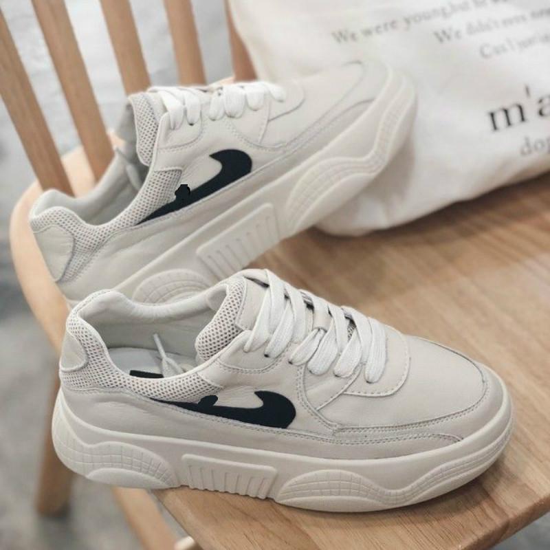 Simple Street Shot Platform Shoes Women All-match white shoes Breathable and comfortable Daddy shoes