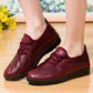 Women's Cotton Shoes Winter Leather  Waterproof Cloth Shoes Fleece Warm Cotton Boots