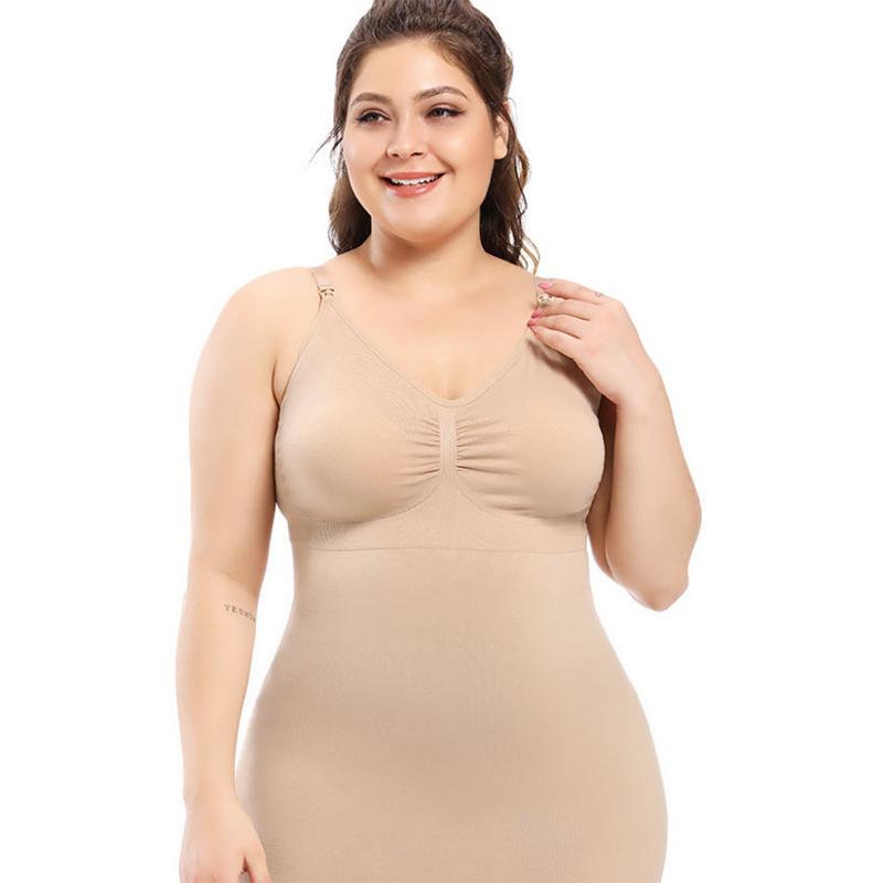 Breastfeeding Underwear Bra Plus Size Fat 100kg Top Buckle Camisole Top Anti-sagging Bra Thin and Comfortable No Need To Wear Underwear