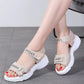 Sandals Ladies Students Korean Version  Roman Shoes Flat College Style Wild Summer Fashion Comfortable  Breathable