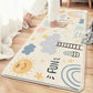 Imitation Cashmere Carpet Bedroom Bedside Blanket Short-haired Cartoon Pattern Cushion Sleeping and Sitting Household Carpet