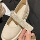 British Leather Shoes Women Retro Thick Bottom Increased Mary Jane Japanese Jk Shoes Loafers Comfortable Casual Style
