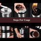 6-speed Manual Coffee Bean Grinder Kitchen Sharpened Machine Home Small Hand Cleaning Coffee Grinding Machine Equipment