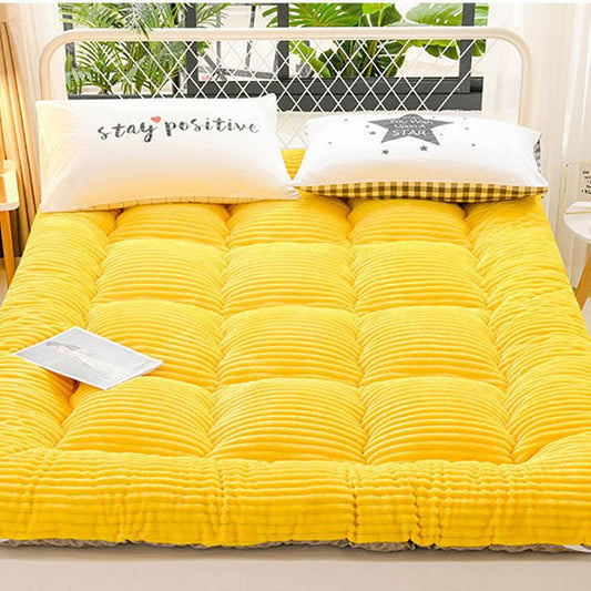 Winter Milk Velvet Mattress Household Sleeping Mat Bed Mattress Mat Double Dormitory Thickening Single Upholstery