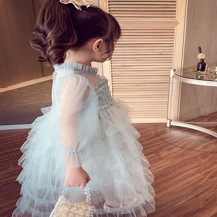 Girls' Dresses Children's Korean Style Western Style Net Gauze, Puffy Cake Dresses Little Girls, Princess Dresses Summer