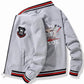 Bomber Jacket Men's Trend Autumn and Winter Embroidery Gown Men's Baseball Uniform Jacket Young Men