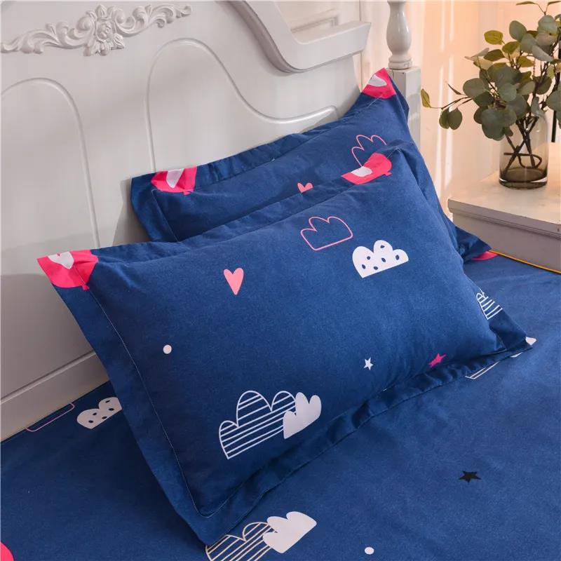Modern Minimalist Pure Cotton Pillowcase Thickened Twill Sanded Pillowcase Student Dormitory Single Pillowcase