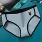 Women's Cotton Adult Underwear Antibacterial Mid-waist Breathable Japanese Briefs Student Korean Version Plus Size Briefs