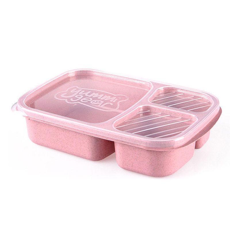 Microwave Bento Lunch Box Picnic Food Container Storage Box