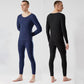 Men Winter Thermal Underwear Male Autumn Tight Suit Thicken Windproof Comfortable Soft Lining Long Sleeve High Elasticity Tracksuit Wearable Versatile