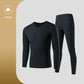 Men Winter Autumn Thicken Thermal Underwear Tight Suit High Elasticity Wearable Comfortable Versatile Soft Lining V-neck Pajamas Spring Long Sleeve