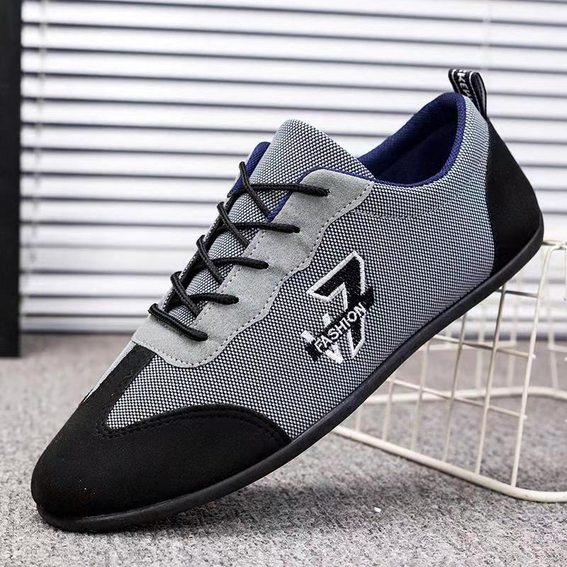 Spring Korean Peas Shoes Breathable and Comfortable Canvas Men's Casual Shoes
