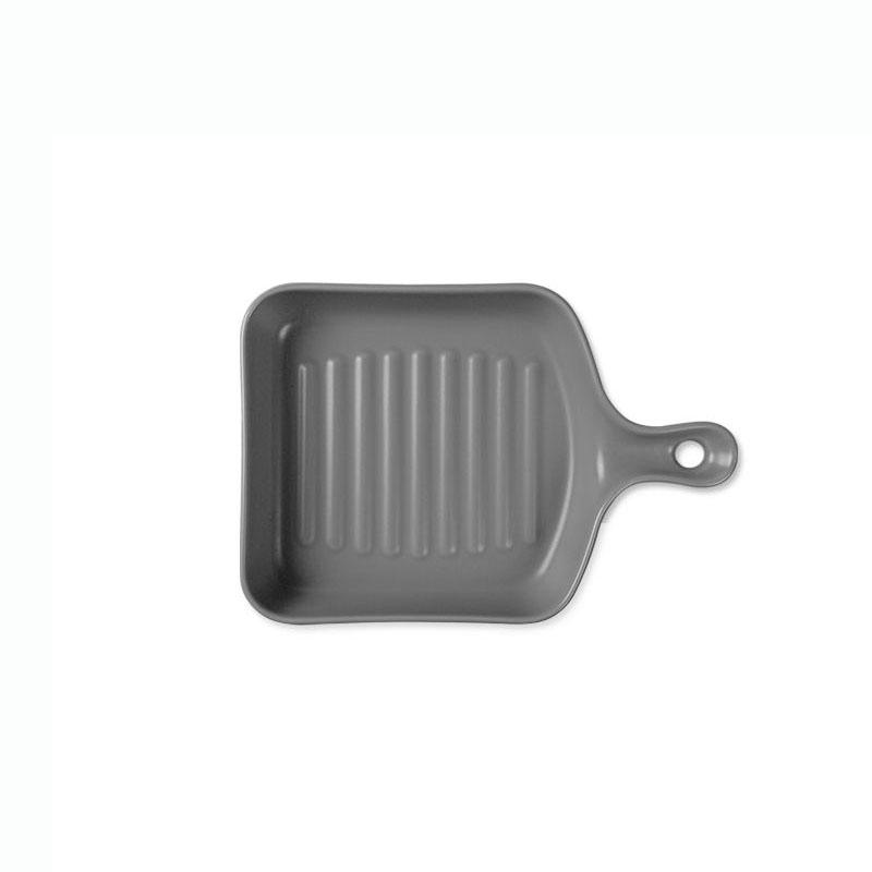 Baked Rice Single-handle Bakeware Ceramic Bakeware Baked Rice Bowl Oven Plate Fruit Plate Dish Home Creative Tableware