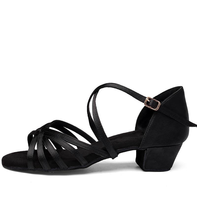 High Quality Latin Dance Shoes for Children Girls Adult Latin Dance Shoes Ballroom Tango Salsa Low Heels
