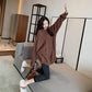 Pofulove Candy Color Cute Sweater Female Winter Fairy Harajuku Style Knitted Sweater Thicken Top
