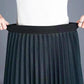 Double Side Wearable Lace Pleated Skirt Women's Large Size High Waist Mid-length Slim Mesh Skirt A-line Pleated Lace Long Skirt
