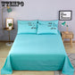 Bedding Sheet 3 Pcs King Size Bed Sheet Set for Queen Bed Sheets Letter Printed Flat Sheet with Pillowcase Adult Four Seasons Universal