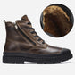 Natural Cowhide Men's Boots Handmade Retro Men's Leather Boots Leather Men's Shoes