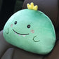 Cute Animal Car Neck Pillow and Lumbar Pillow Seat Support Pillow Breathable Relaxation Artifact
