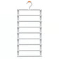 Pants Rack Household Foldable Magic Pants Special Hanger Stainless Steel Pants Hanging Multi-layer Rack Storage Artifact Towel Scarf Tie Rack