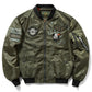Short Large Size Long-sleeved Jacket Men's Jacket Baseball Uniform Ma1 Air Force Pilot Jacket Men